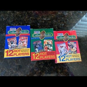 NFL pro set CollectABooks premier edition 1990